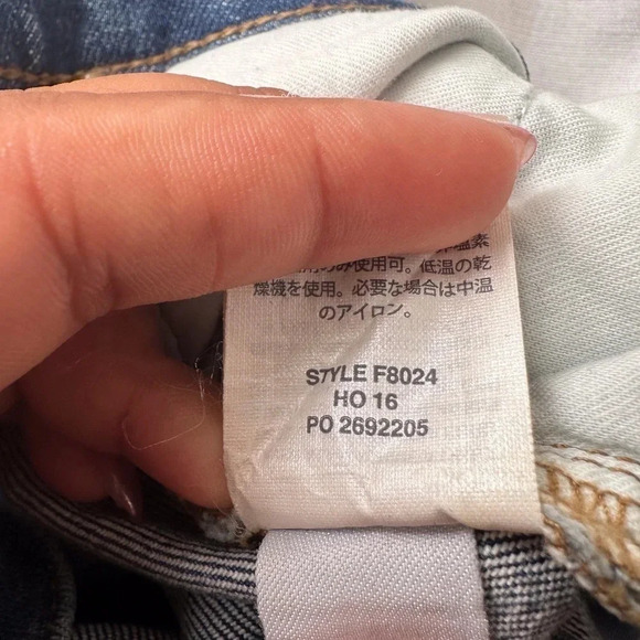 J.Crew Vintage Crop Straight Leg Jeans in Rhode Wash size 27 - Picture 8 of 8